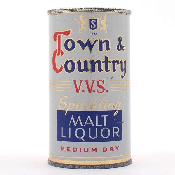 Town and Country Malt Liquor Flat Top NICE 139-17