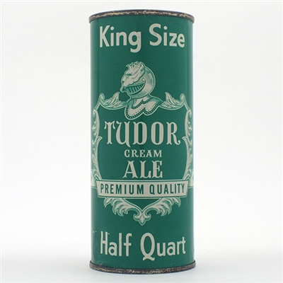 Tudor Ale 16 oz Flat Top RARE TUDOR UNLISTED