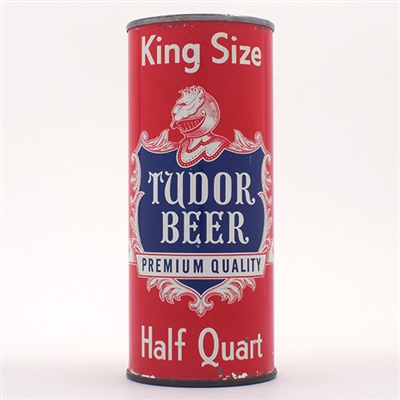 Tudor Beer 16 oz Flat Top RARE TUDOR UNLISTED