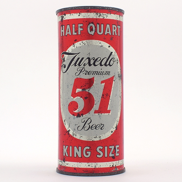 Tuxedo 51 16 oz Flat Top TUXEDO RARE PINT 236-10