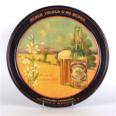 Compania Cervecera Toluca of Mexico 1930s Serving Tray