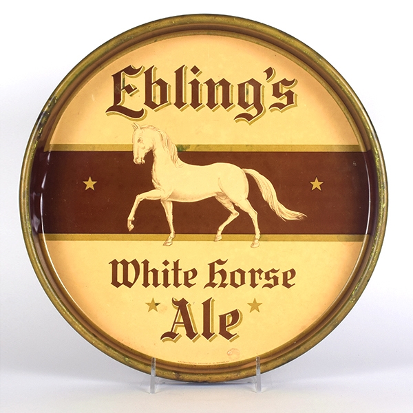 Eblings White Horse Ale 1930s Serving Tray