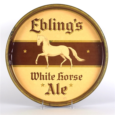 Eblings White Horse Ale 1930s Serving Tray