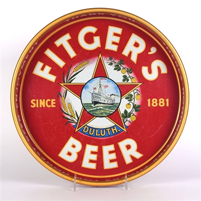 Fitgers Beer 1930s Serving Tray