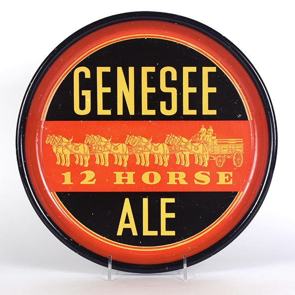 Genesee 12 Horse Ale 1930s Serving Tray