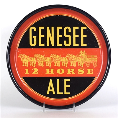 Genesee 12 Horse Ale 1930s Serving Tray