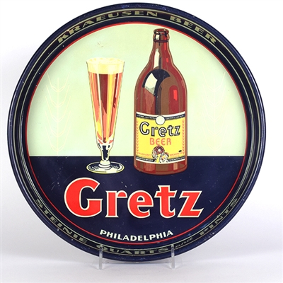 Gretz Beer 1930s Serving Tray