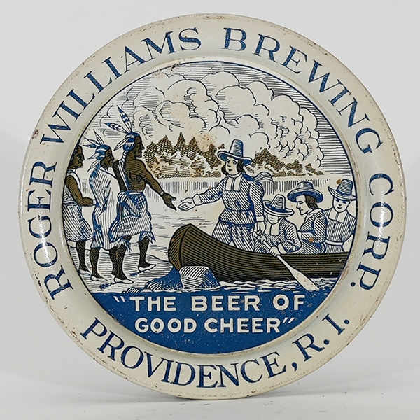 Roger Williams Beer Good Cheer Tip Tray RARE