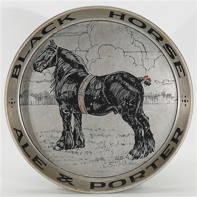 Black Horse Ale Porter Aluminum Tray