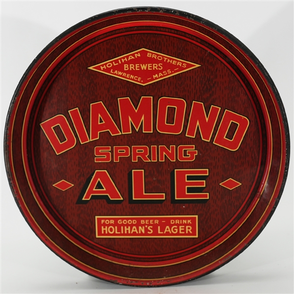 Holihan Brothers Brewers Diamond Spring Ale Tray