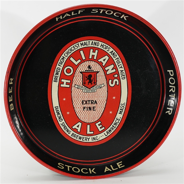 Holihans Beer Half Stock Porter Stock Ale Tray