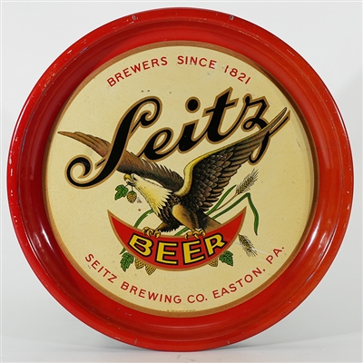 Seitz Brewing Since 1821 Eagle Beer Advertising Tray