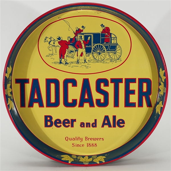 Worcester Tadcaster Beer Ale Quality Brewers Since 1888 Tray