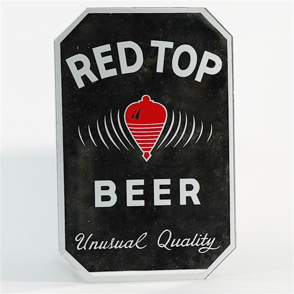 Red Top Beer Unusual Quality Red Mirror OUTSTANDING