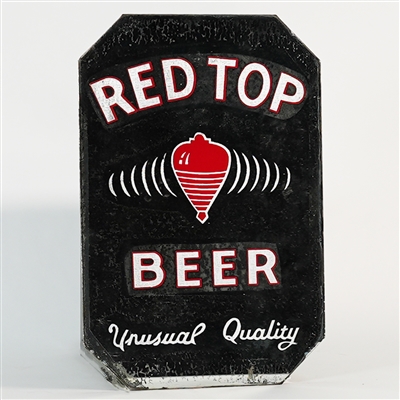 Red Top Beer Unusual Quality Red Outline Mirror