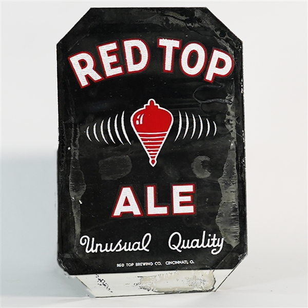 Red Top Ale Unusual Quality Red Outline Mirror