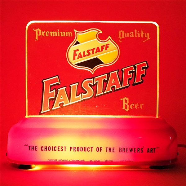 Falstaff Choicest Product Brewers Art Illuminated Sign