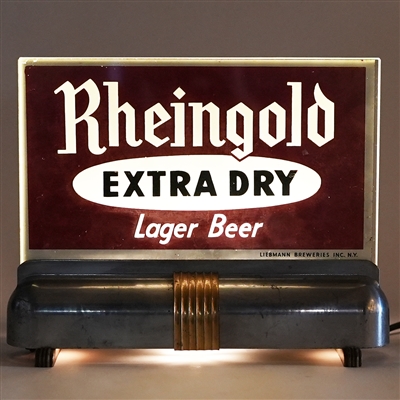 Rheingold Extra Dry Lager Beer Illuminated Sign