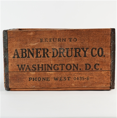 Abner Drury Co. Wooden Beer Crate