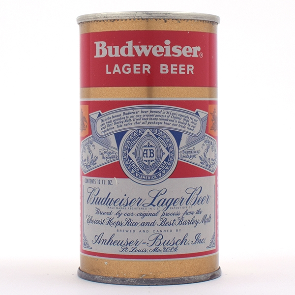 Budweiser Beer Flat Top ST LOUIS 1 CITY 44-5