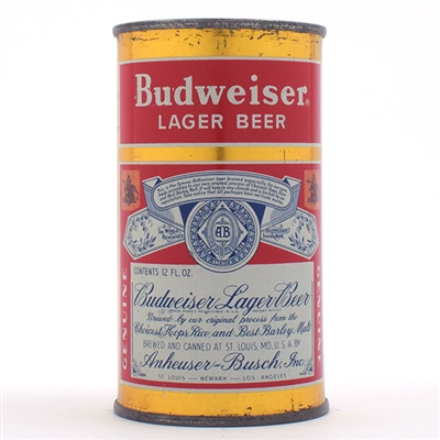 Budweiser Beer Flat Top ST LOUIS 3 CITY MD TAX LID 44-11