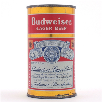 Budweiser Beer Flat Top ST LOUIS 3 CITY STRONG LID 44-11