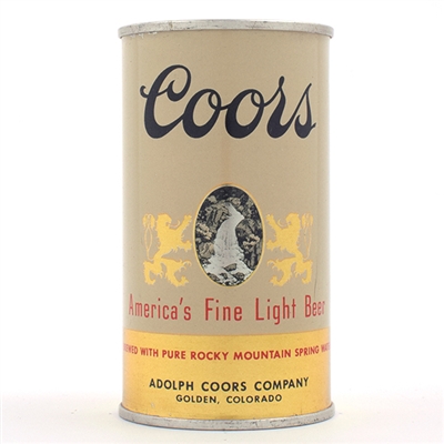 Coors Beer Flat Top IRTP NO BANQUET UNLISTED