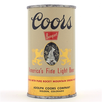 Coors Non-IRTP Beer Flat Top KEGLINED STRIP UNLISTED