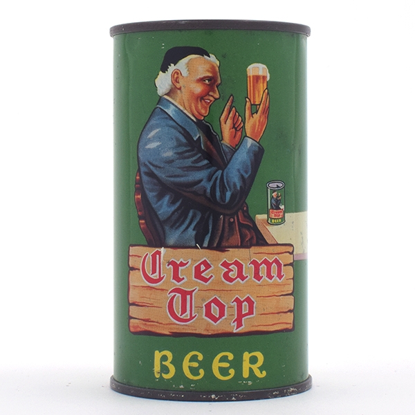 Cream Top Beer Opening Instruction Flat Top MANHATTAN 52-7