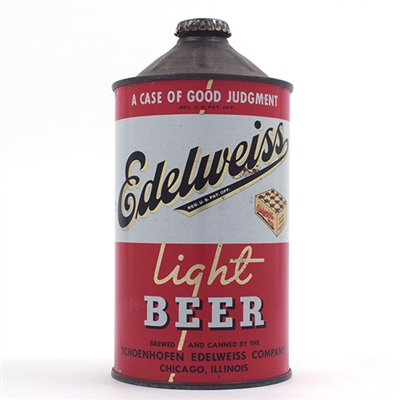 Edelweiss Beer Quart Cone Top IRTP 207-13