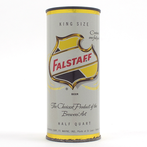 Falstaff Beer 16 oz Flat Top FT WAYNE 229-11