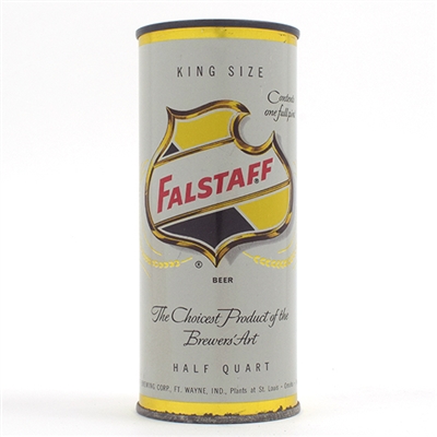 Falstaff Beer 16 oz Flat Top FT WAYNE 229-11