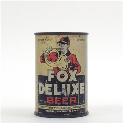 Fox De Luxe Beer 8 OUNCE Opening Instruction Flat Top 241-4