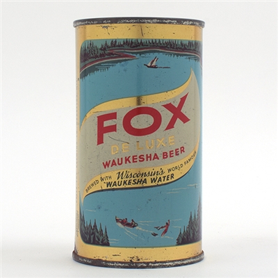 Fox De Luxe Beer Flat Top FOX HEAD BLACK 65-22