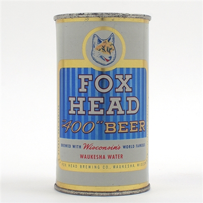 Fox Head 400 Beer Flat Top WAUKESHA 66-12