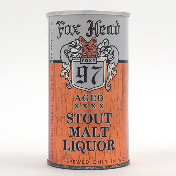 Fox Head 97 Stout Malt Liquor Flat Top HEILEMAN 65-36