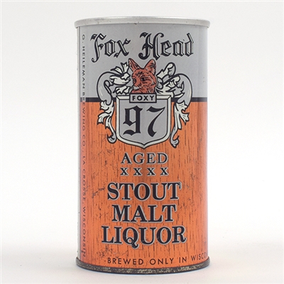 Fox Head 97 Stout Malt Liquor Flat Top HEILEMAN 65-36