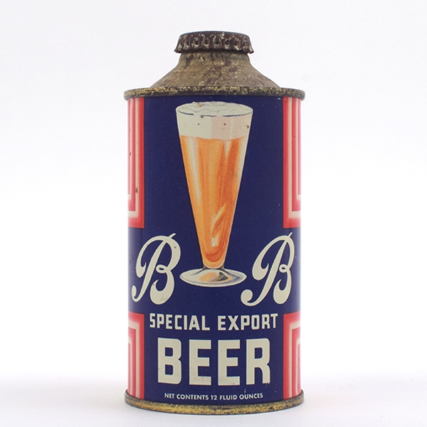 B B Beer Cone Top BERT McDOWELL 151-8