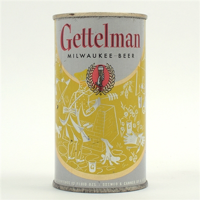 Gettelman Beer Set Can BBQ Yellow 69-10