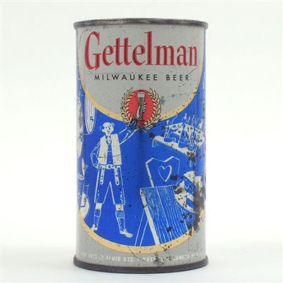 Gettelman Beer Set Can Oktoberfest Blue 69-15