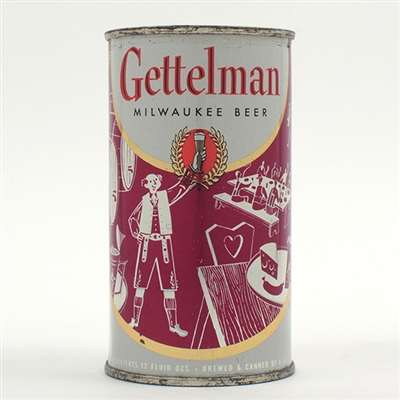 Gettelman Beer Set Can Oktoberfest Maroon 69-17