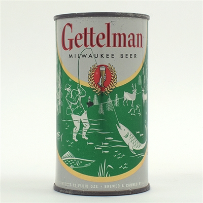 Gettelman Beer Set Can Sportsmen Green 69-12
