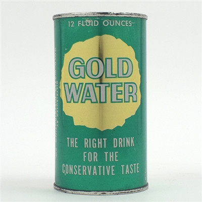 Gold Water Barry Goldwater Soft Drink Flat Top