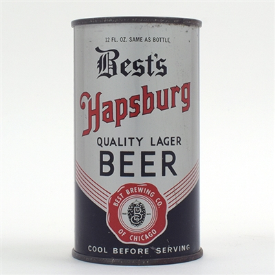 Hapsburg Bests Beer Instructional Flat Top USBCOI 105