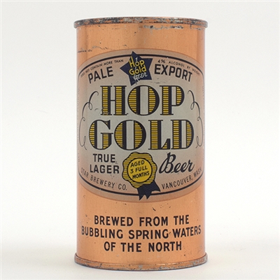 Hop Gold Beer Opening Instruction Flat Top STAR 83-21