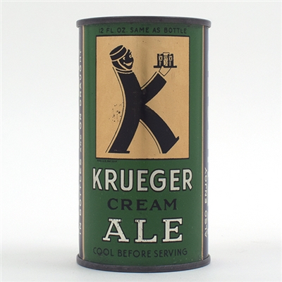 Krueger Ale Opening Instruction Flat Top 89-27
