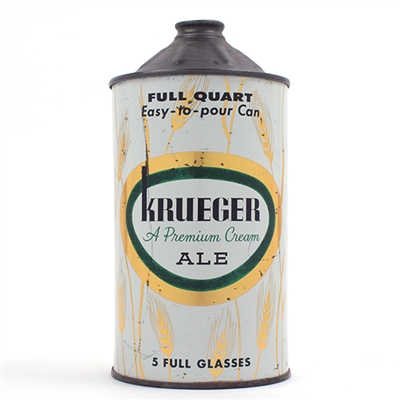Krueger Ale Quart Cone Top 213-15