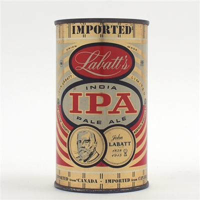 Labatts India Pale Ale Canadian Flat Top IMPORTED