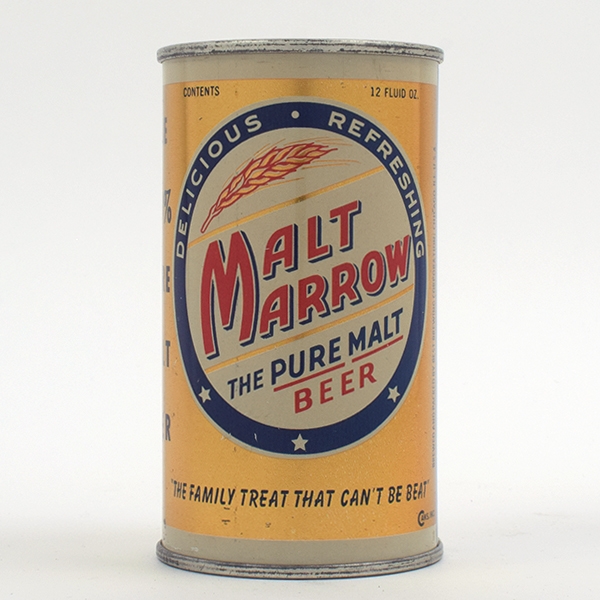 Malt Marrow Beer Flat Top 94-19 SCARCE