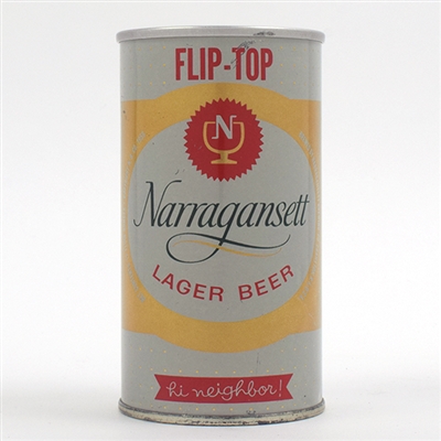 Narragansett Beer FLIP TOP Zip Top METALLIC 95-38